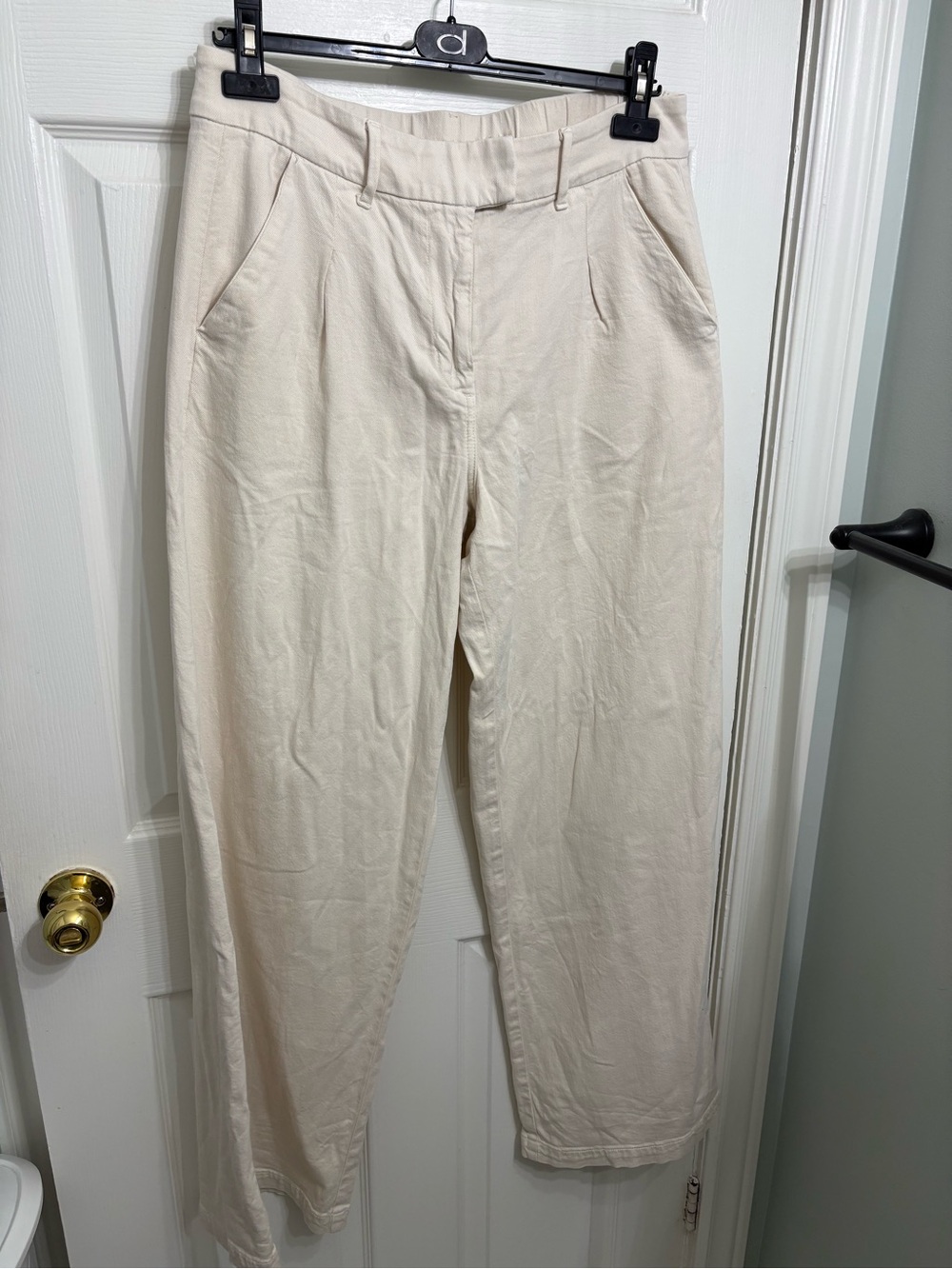 American Eagle Outfitters Soft Cream Trousers